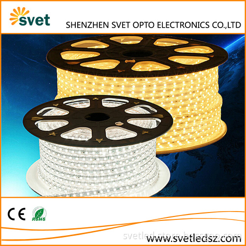 AC 110V mangueras 5050 60Leds Warm White Cool White Waterproof 100m/roll Led Strip